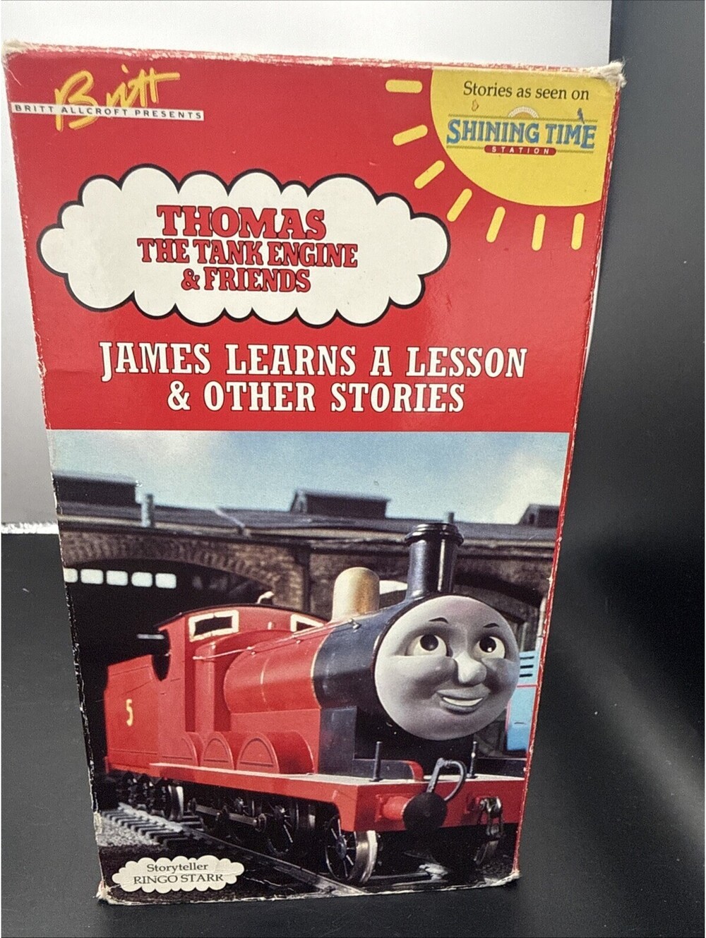 Thomas the Tank Engine & Friends James Learns a Lesson VHS Tape 1985 Video Train